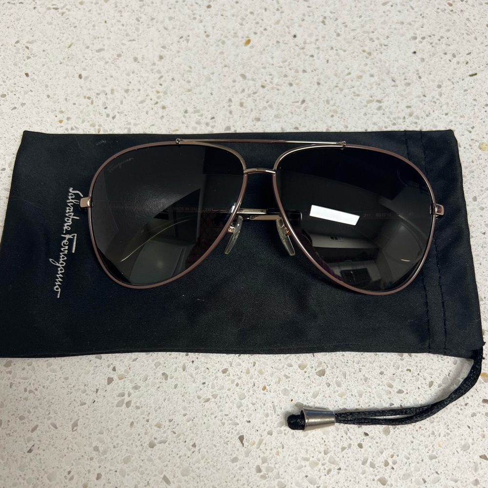 Unisex, new, Salvatore Ferragamo aviator sunglasses